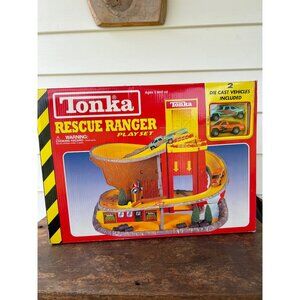 Tonka Rescue Ranger Play Set With 2 Die-Cast Vehicles By Maisto Dodge Design